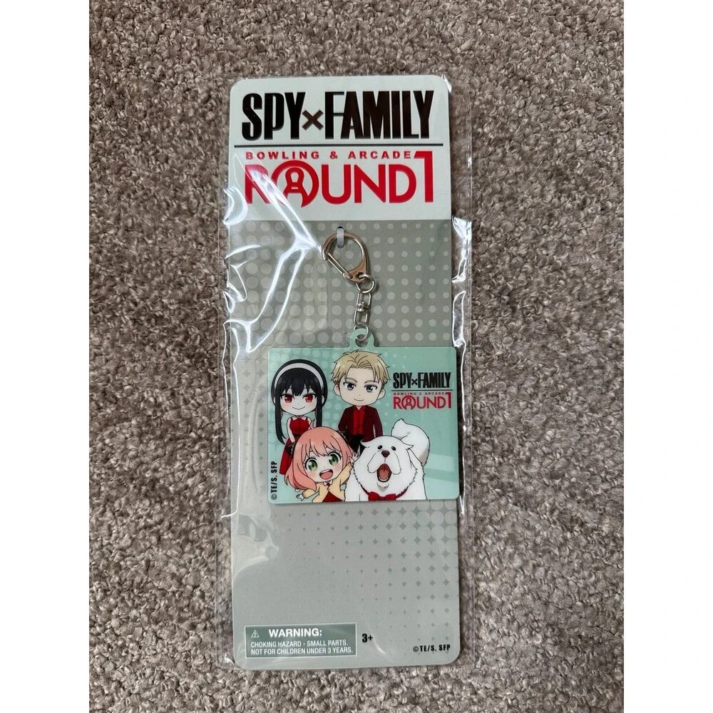 BUNDLE set of two spy family x round one keychains